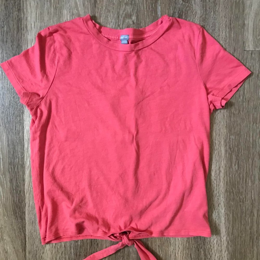 Aerie Tie Back Baby T-shirt - Picture 2 of 4